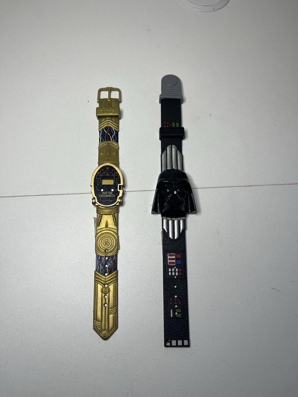 Vintage Star Wars Collector Timepiece Watch Darth Vader C3PO 1996 Collectible